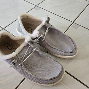 Hey Dude Wendy Corduroy Sneakers Gray 9